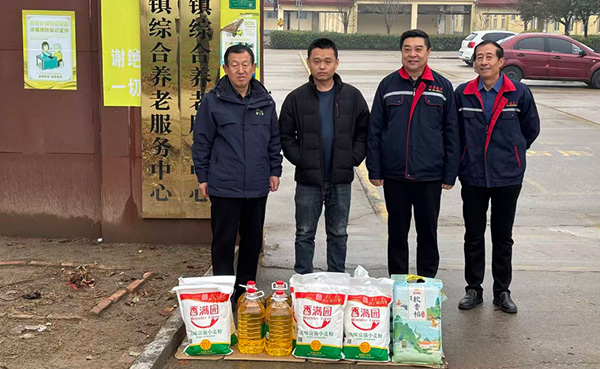 浓情元宵暖夕阳 政企同心显担当——姜楼镇联合山东欧嘉电力通信装备有限公司开展敬老院慰问活动